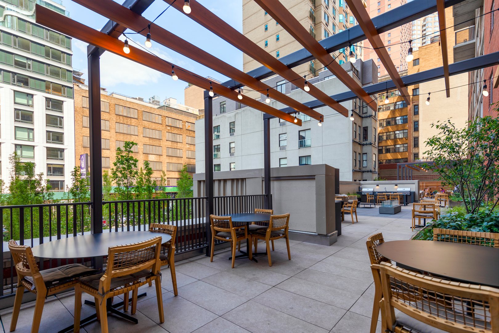 pergola seating